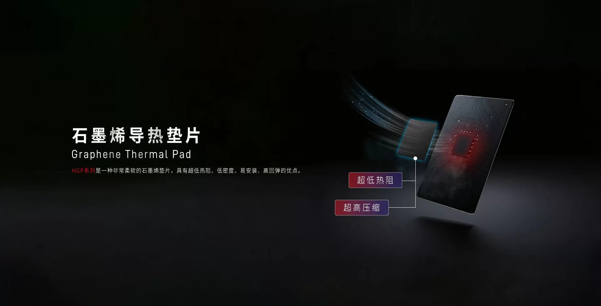 傲川科技 HGP 系列石墨烯导热垫片